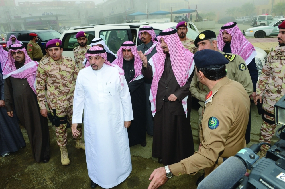 فيصل بن خالد خلال الجولة (مكة)