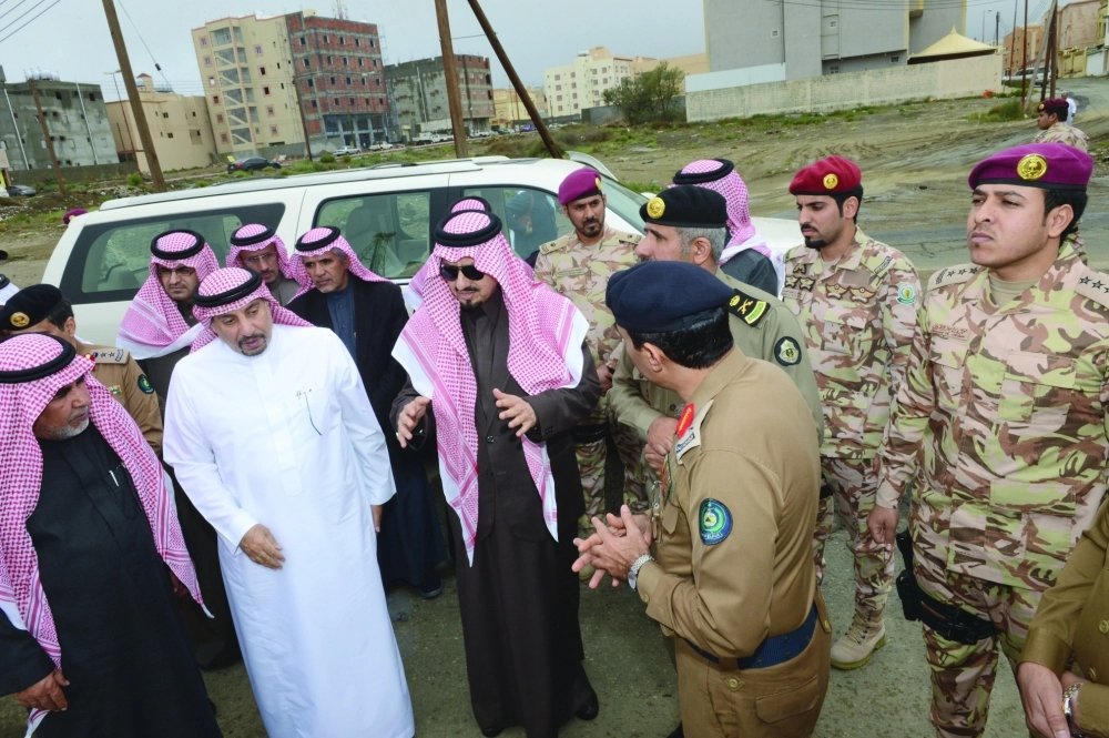 فيصل بن خالد خلال الجولة (مكة)