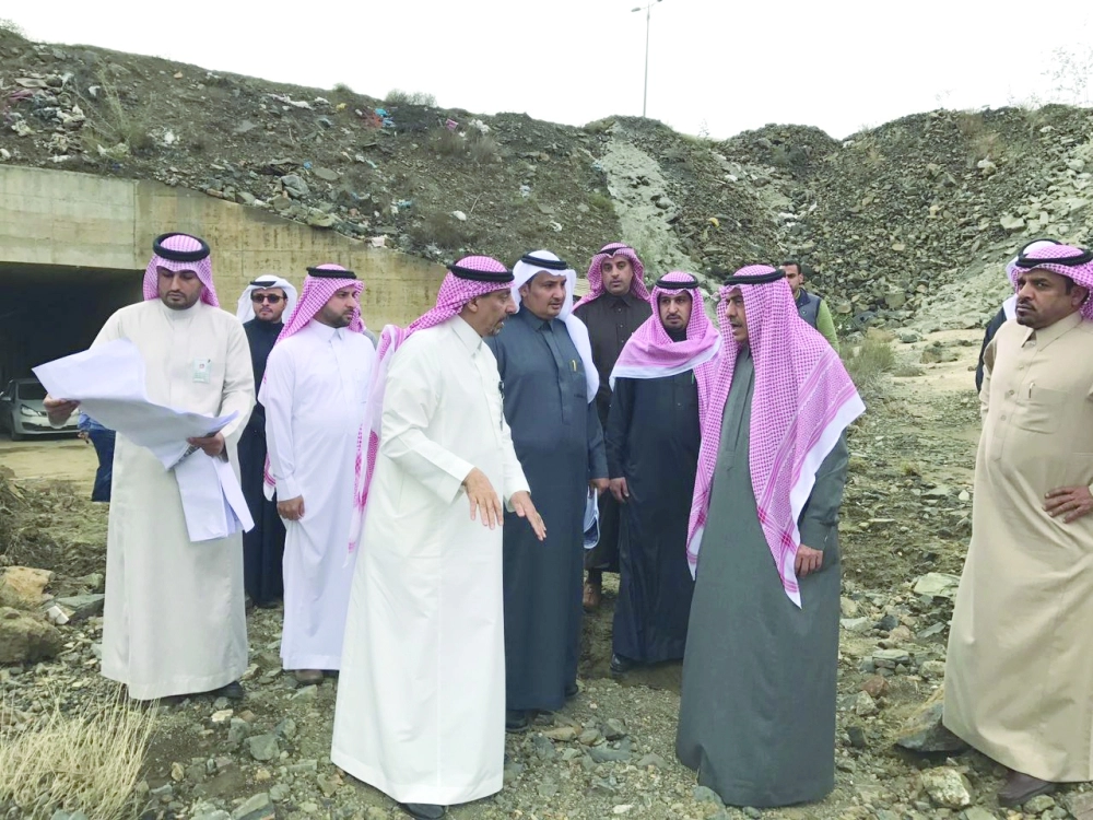 من زيارة الحمدان وآل الشيخ لمنطقة عسير أمس         (مكة)