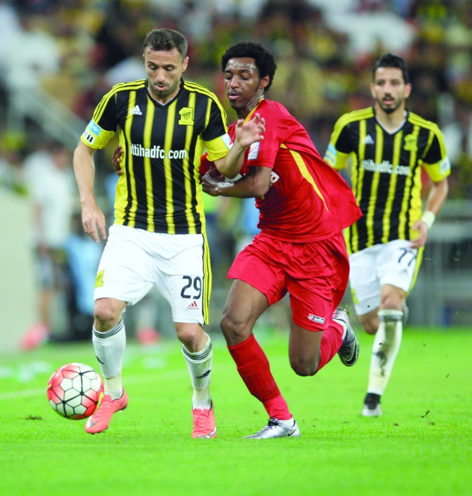 سانمارتن خلال تمثيله الاتحاد الموسم الماضي          (مكة)