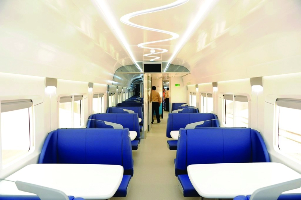 أحد قطارات سار من الداخل                                            (مكة)