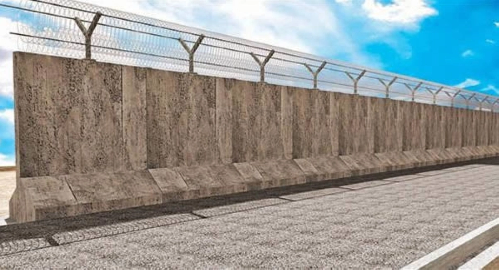 جدار تركيا على الحدود السورية