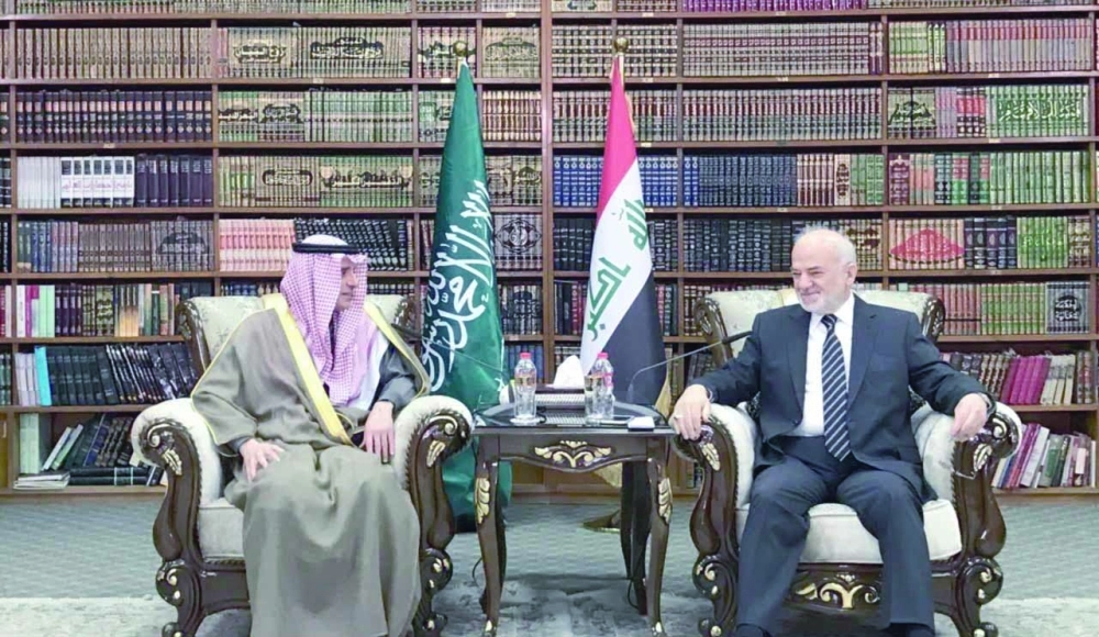 الجبير ونظيره الجعفري في بغداد