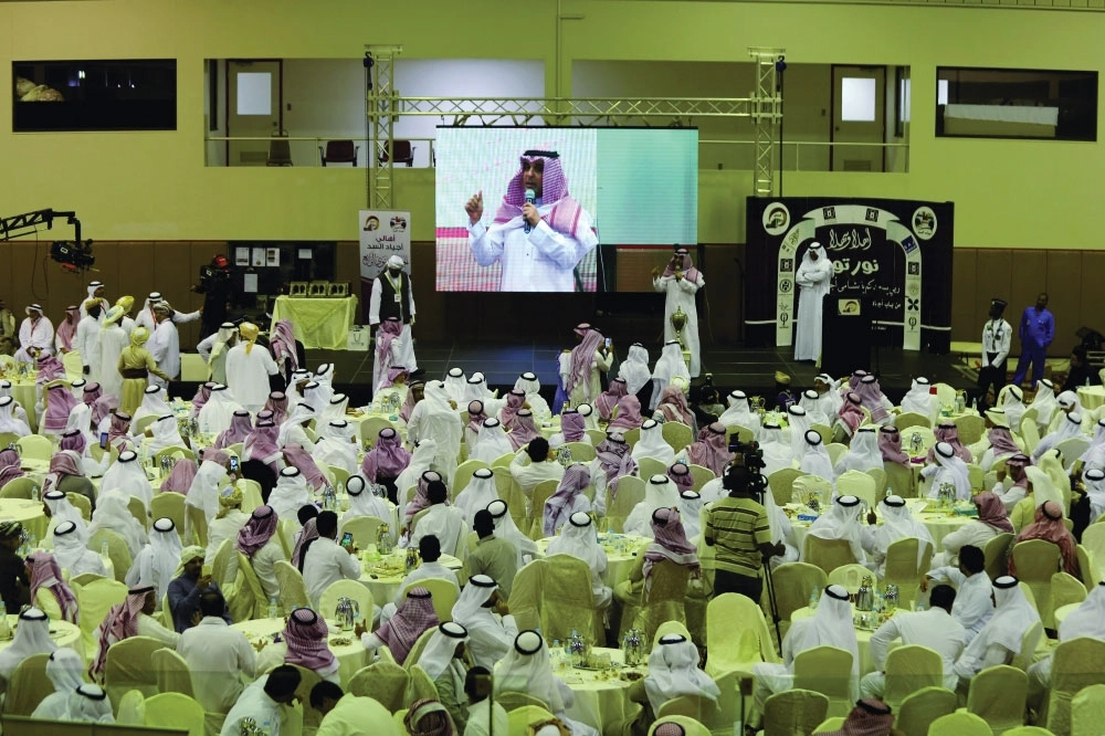 من حضور حفل أهالي أجياد السد                                          (عبدالمحسن دومان)