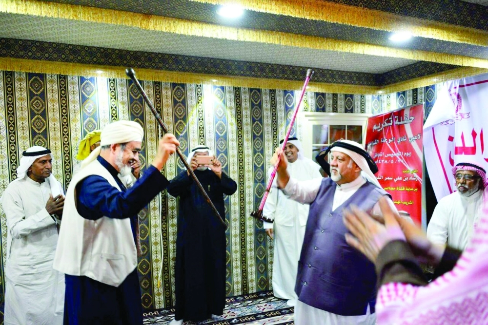 جانب من حفل قدامى لاعبي الوحدة