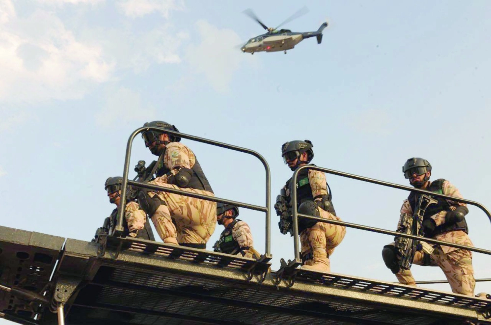 من تمارين أفراد القوات الخاصة (واس)