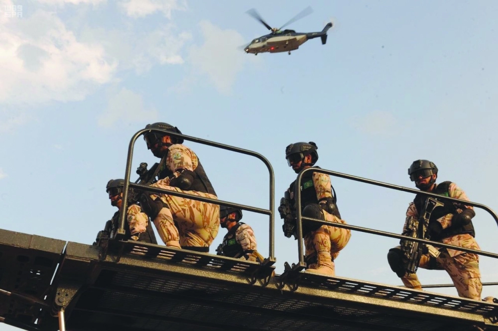 من التمرين التعبوي المشترك وطن 87                                                                                                           (واس)