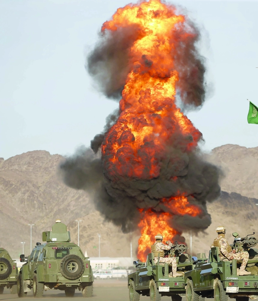 من ختام تمرين وطن 87 في المدينة المنورة اليوم (محمد مشهور)