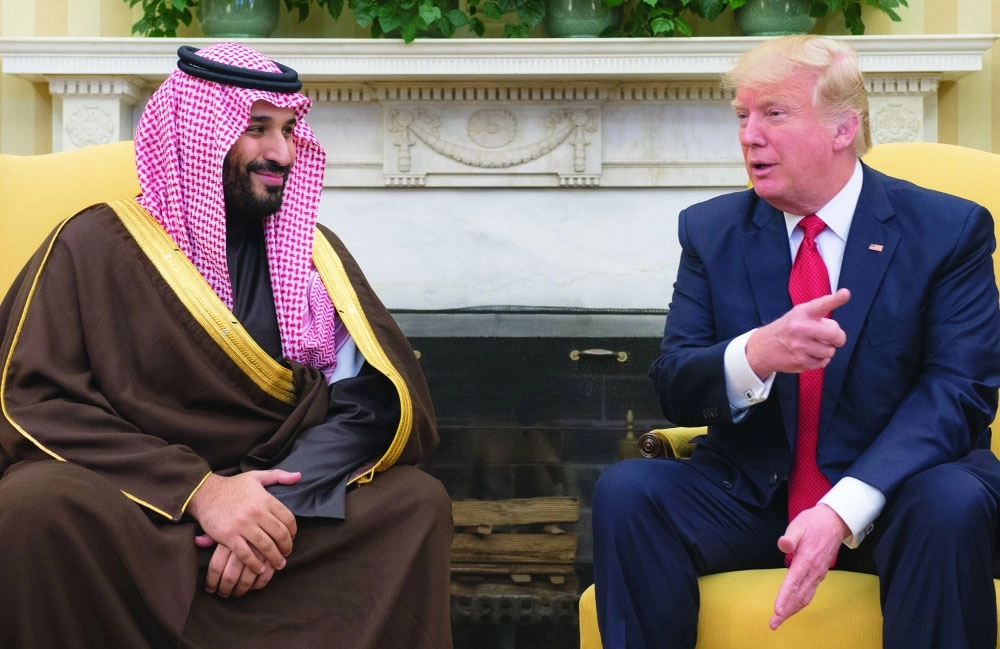 من لقاء ولي ولي العهد ودونالد ترمب في البيت الأبيض