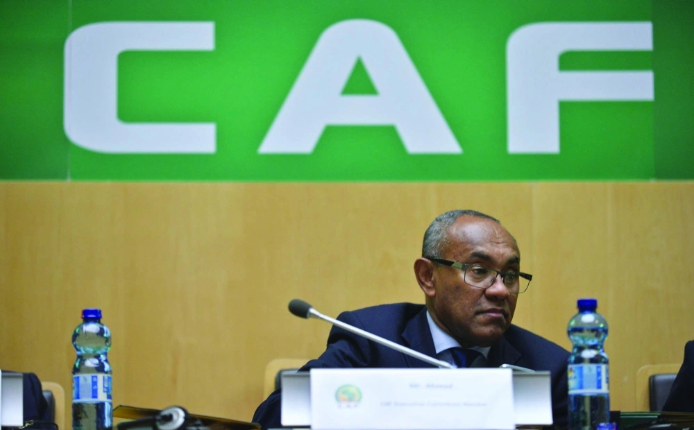 أحمد أحمد بعد فوزه أمس   