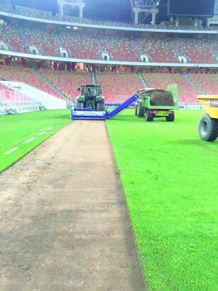 من عمليات إزالة الأرضية السابقة