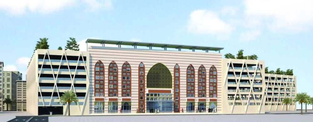 مبنى مواقف منطقة جدة التاريخية من الأمام