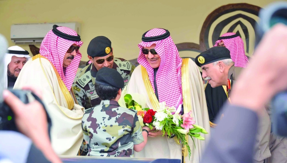 مشعل بن عبدالله خلال رعايته الحفل