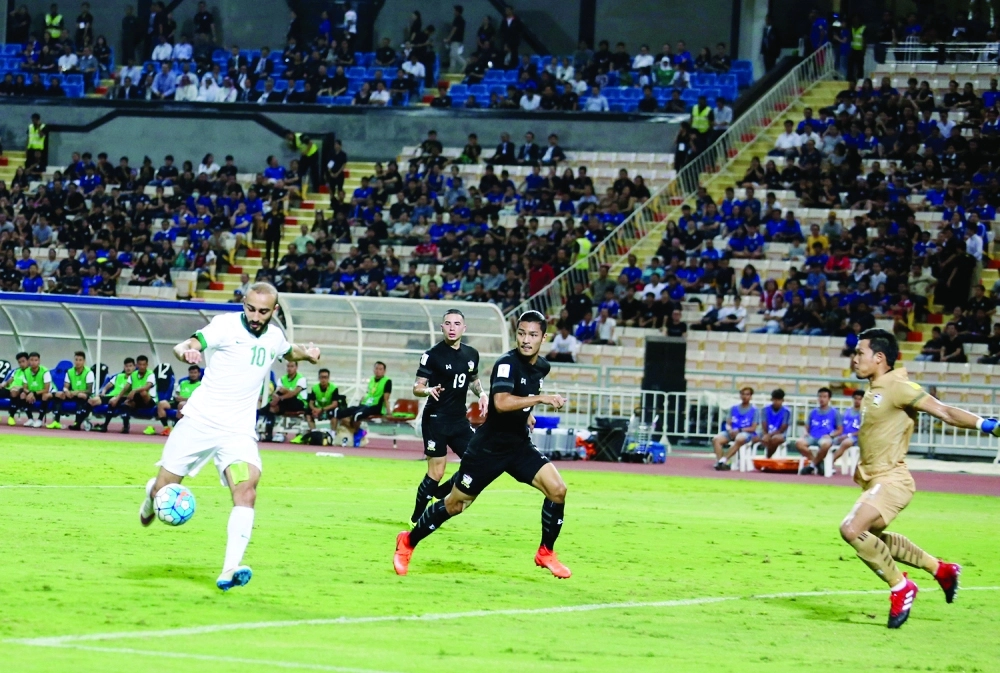 السهلاوي لحظة تسجيل الهدف الأول