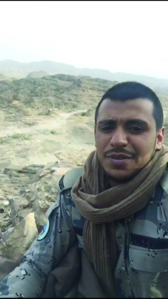 آخر صورة أرسلها العنزي لصديقه قبل يوم من استشهاده                  (مكة)