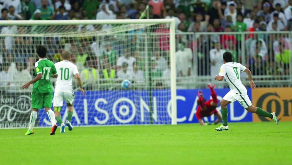 هدف يحيى الشهري في مرمى العراق (علي القرني)