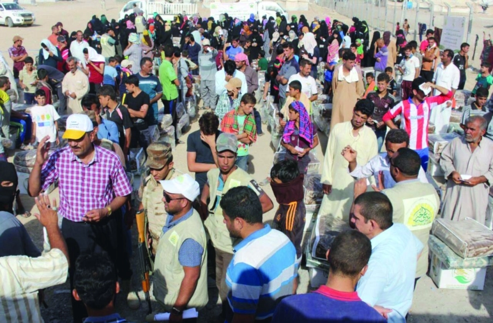 مساعدات إغاثية سعودية  للعراق