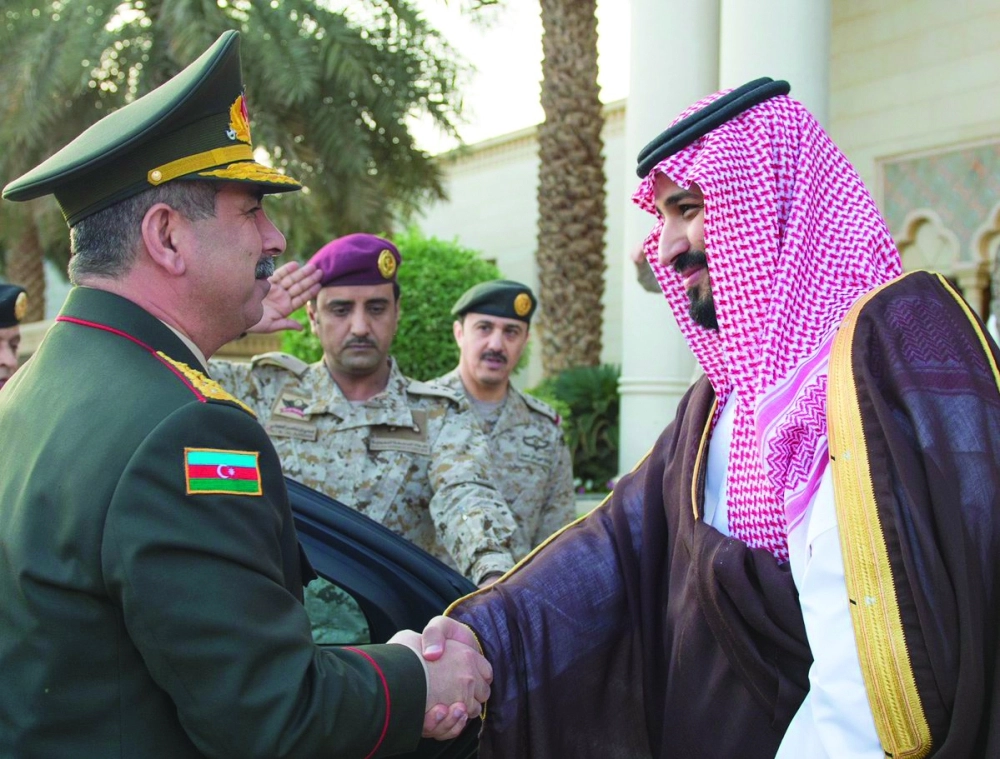ولي ولي العهد مستقبلا وزير الدفاع الأذربيجاني       (بندر الجلعود)