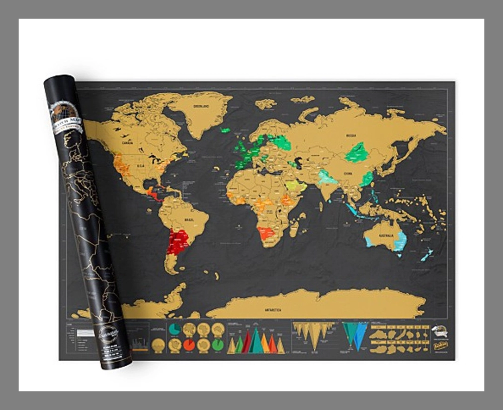 Luckies Scratch Map Deluxe