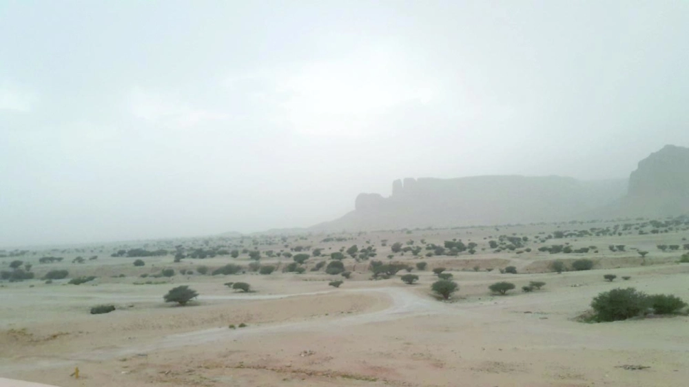 الأرض التي سيقام عليها مشروع القدية (مكة)