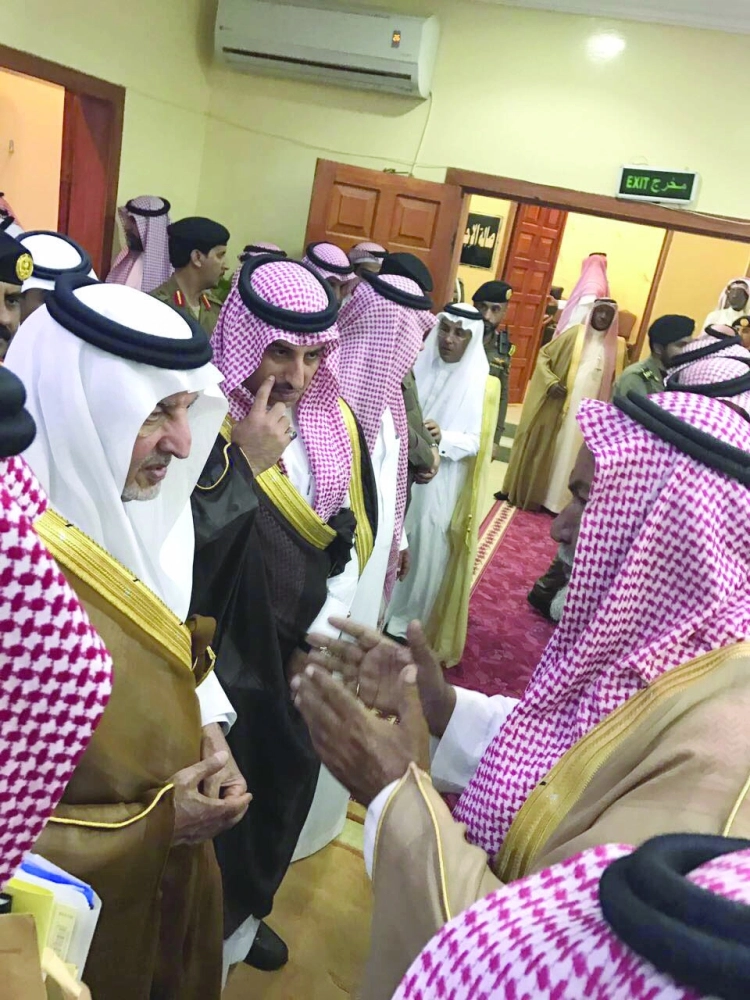 خالد الفيصل خلال الجولة 