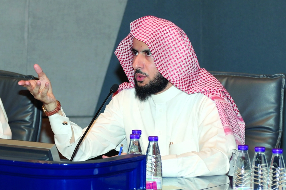 البهلال متحدثا باللقاء (مكة)