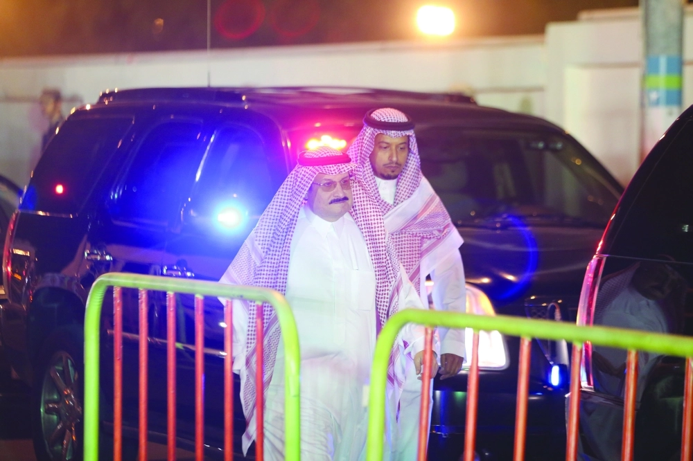 قدوم الأمير محمد بن نواف سفير خادم الحرمين الشريفين في المملكة المتحدة (عبدالمحسن دومان)