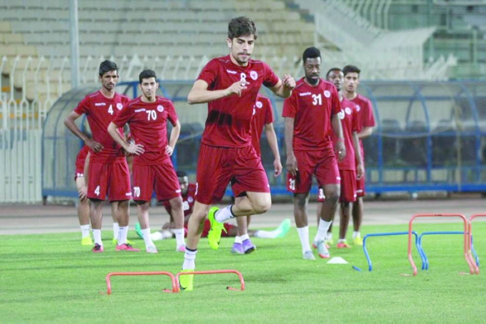 من تدريبات الفيصلي استعدادا للأهلي                  (إعلامي الفيصلي)