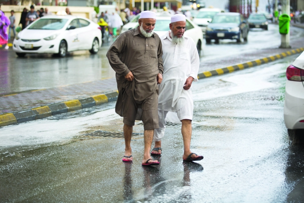 آثار أمطار مكة المكرمة (أنس الحارثي)