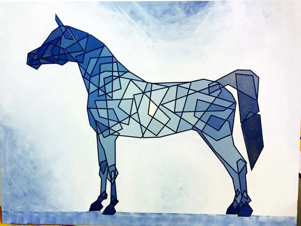 أحد أعمال خالد آل بخيت                                              (مكة)