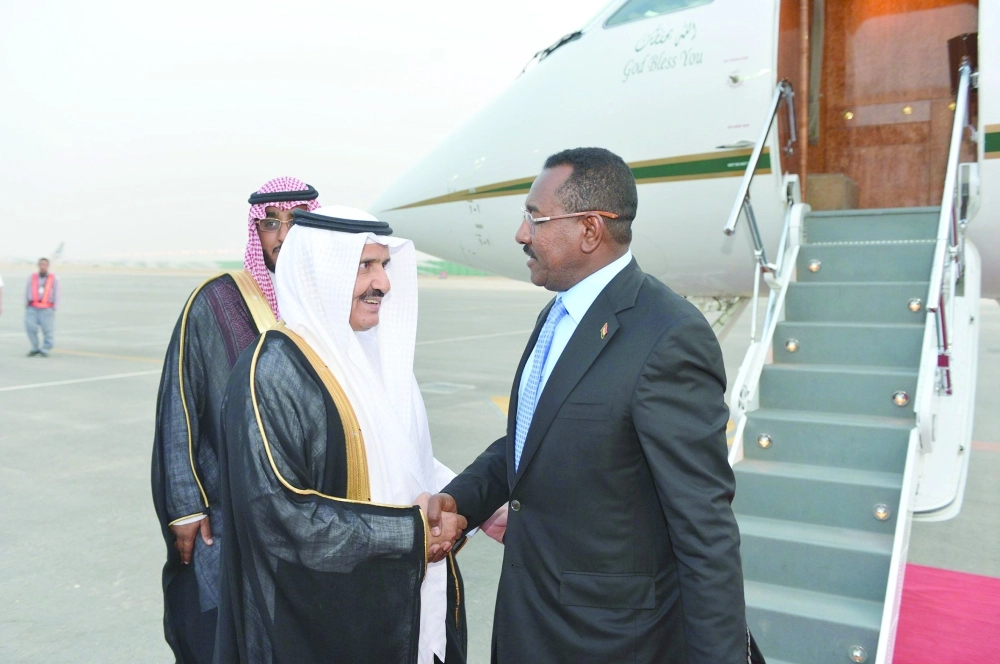 رئيس الوفد السوداني الفريق طه أحمد الحسين  يصل إلى الرياض (واس)