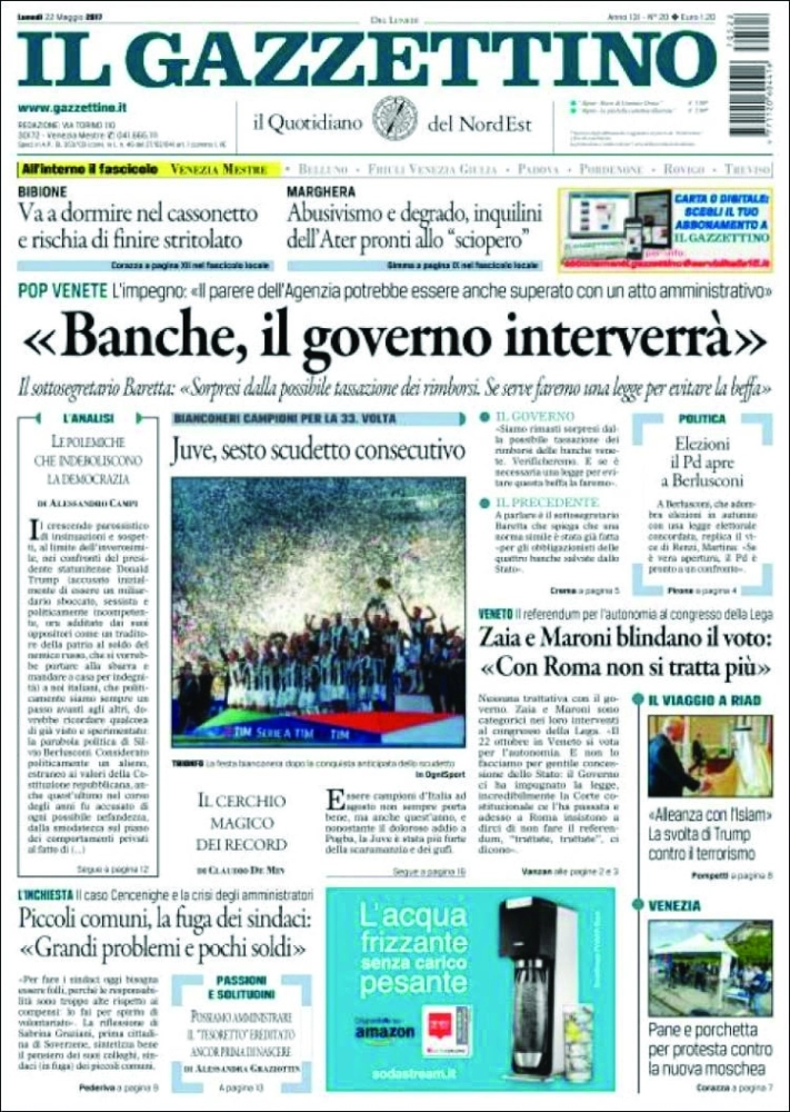 
- Il Gazzettino
الإيطالية «التحالف مع المسلمين » ترمب ضد الإرهاب 