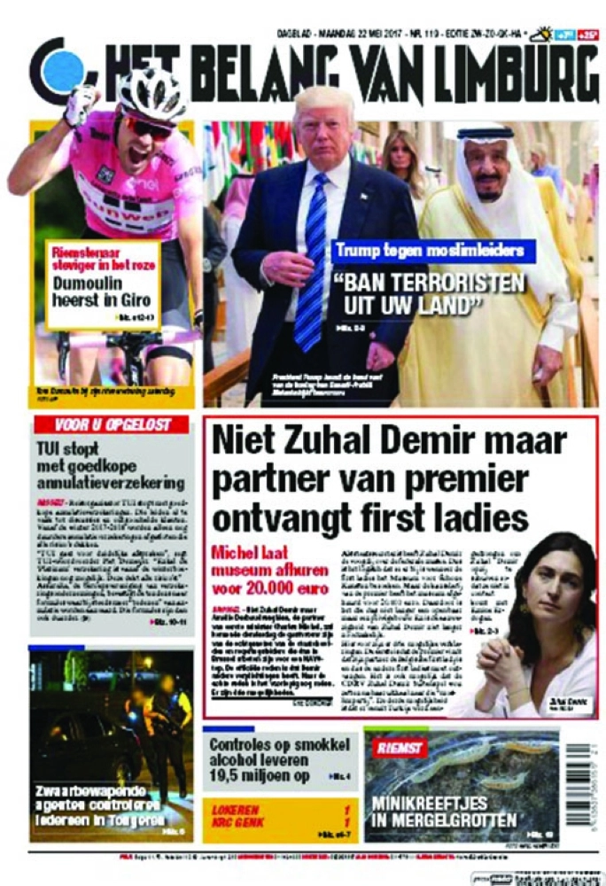 
Het Belang
- Van Limburg
البلغارية ترمب لقادة دول العالم الإسلامي: أوقفوا الإرهاب من دولكم 