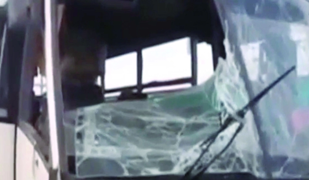 حافلات تحمل االأقباط بعد هجوم المنيا (رويترز)