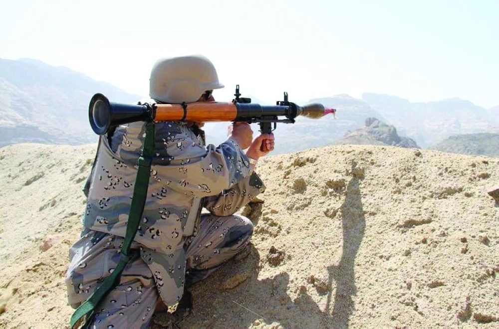 مرابط على الجبهة في نهار رمضان              (واس) 