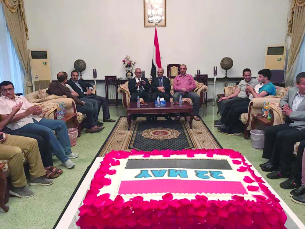 السفارة اليمنية في بكين تحتفل بالعيد الوطني الـ27 للوحدة                                                                                       (سبأ نت)
