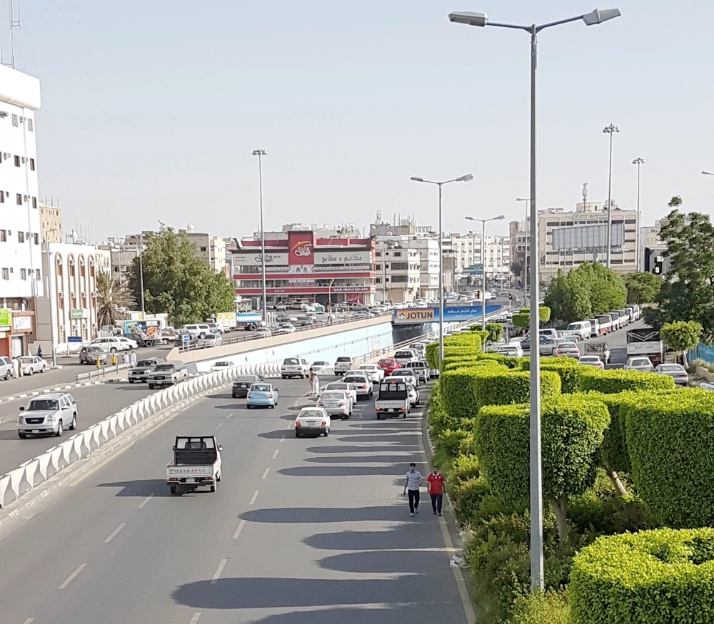 التقاطع بعد إغلاقه                                                                                  (مكة)