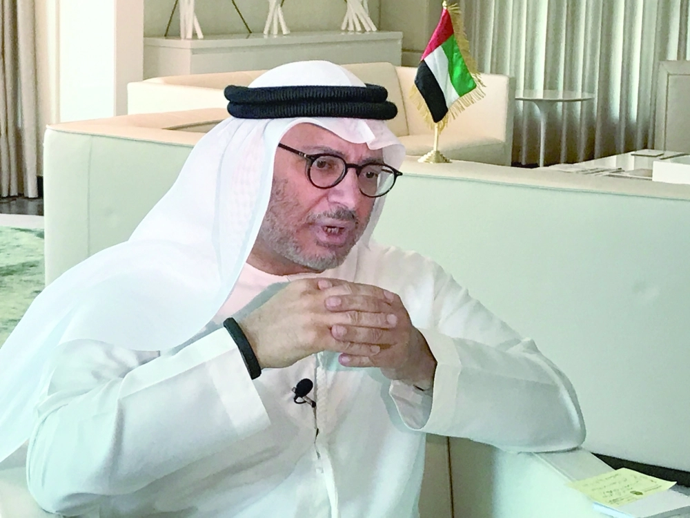 أنور قرقاش             (رويترز)