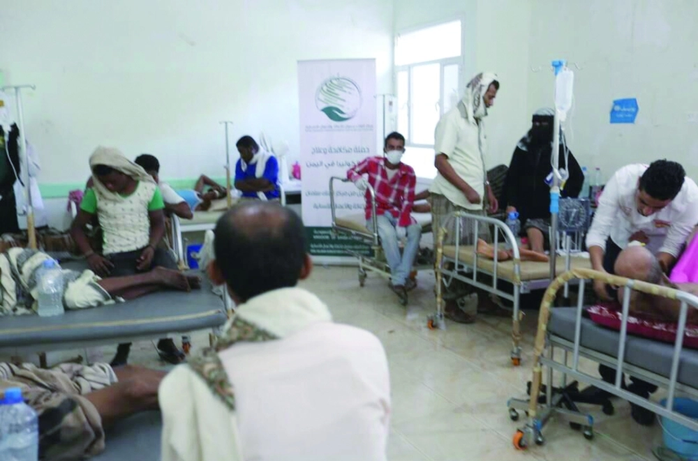 أسر يمنية بالمستشفى في عدن
