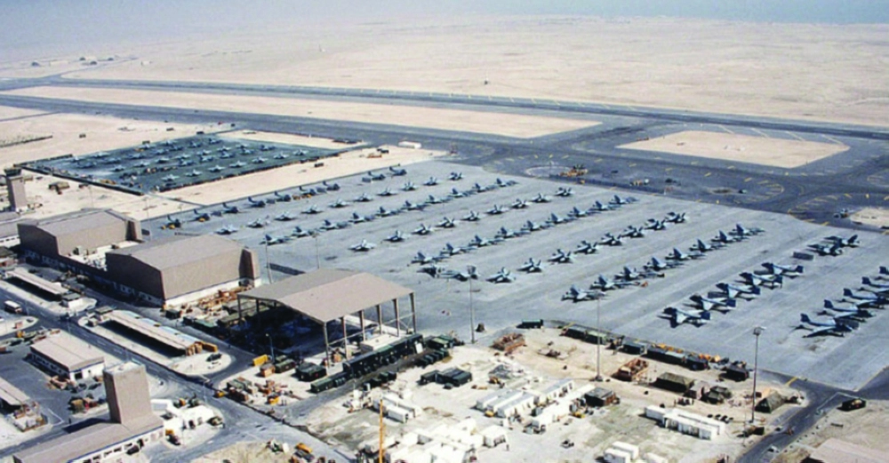 قاعدة العديد الأمريكية في قطر                                                                  (مكة)