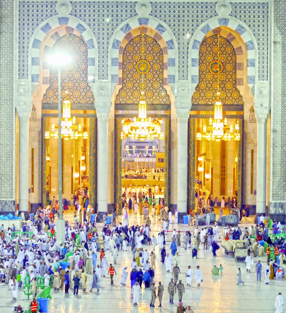 أحد أبواب الحرم المكي                           (عبدالمحسن دومان) 