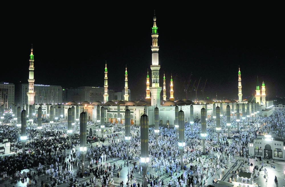 المسجد النبوي كما بدا أمس