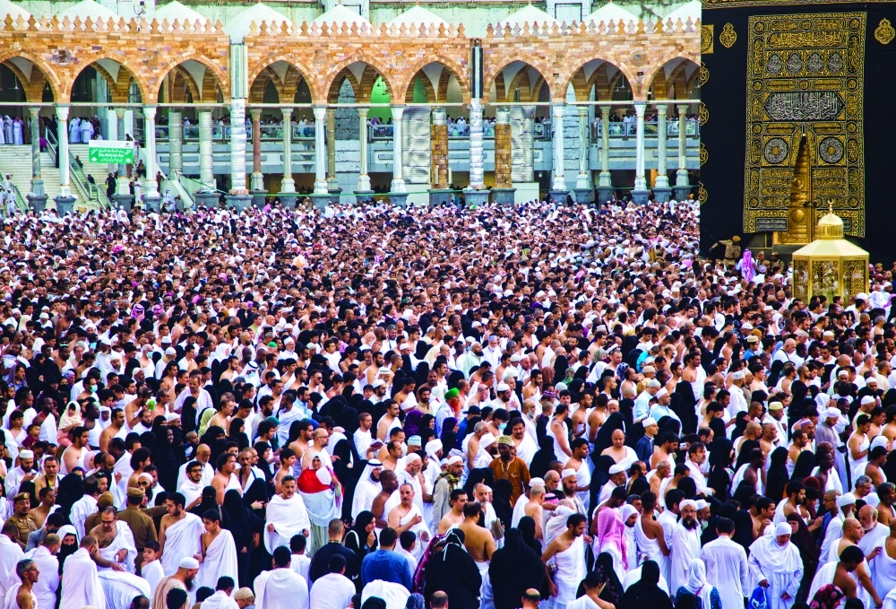 الحرم المكي كما بدا ليلة أمس         (أنس الحارثي)