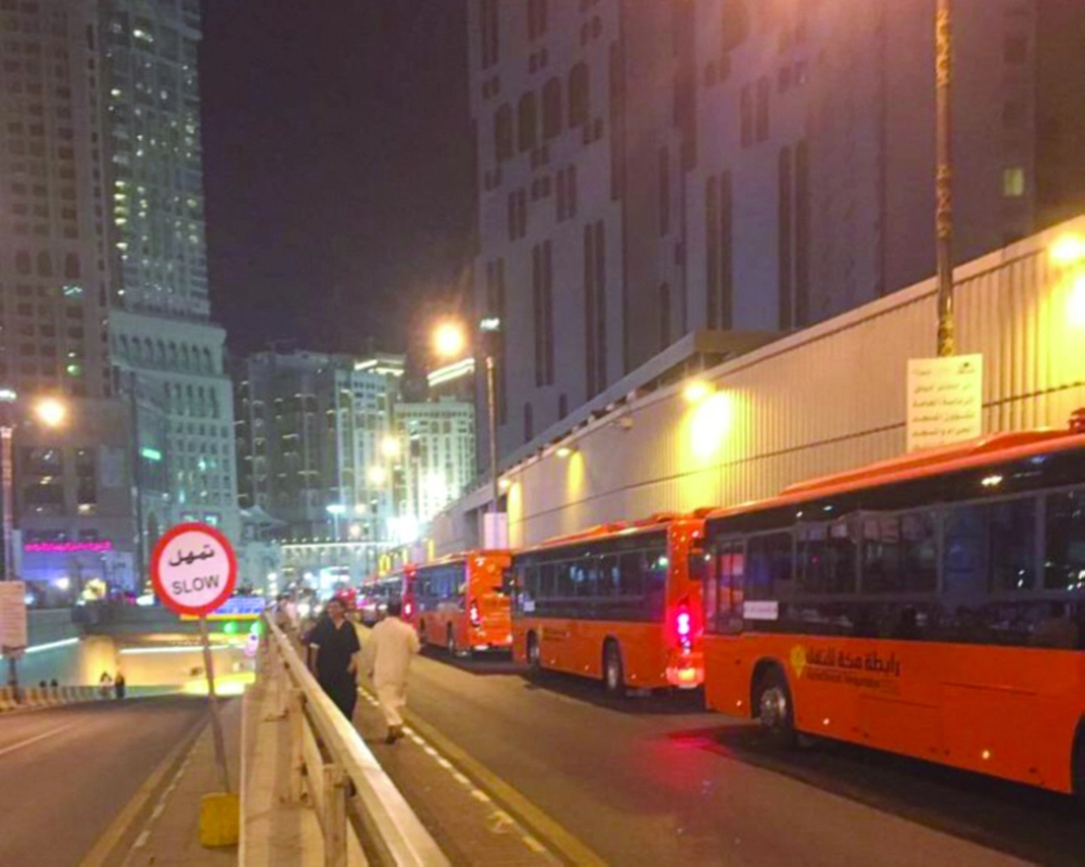 الحافلات المستخدمة في النقل الترددي                                                         (واس)