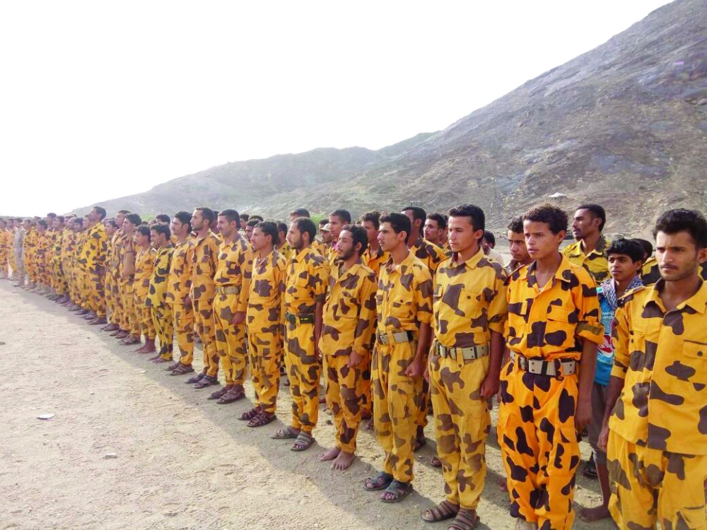 تدريبات عسكرية لقوات الأمن في البيضاء بمأرب (سبأ نت). 