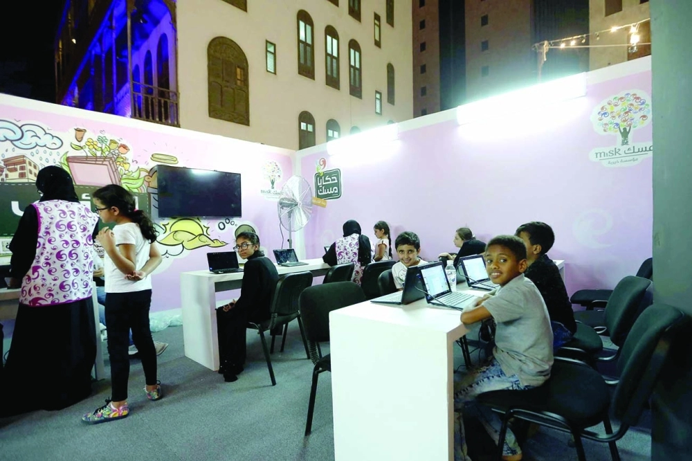 من فعاليات حكايا مسك في جدة التاريخية (مكة)