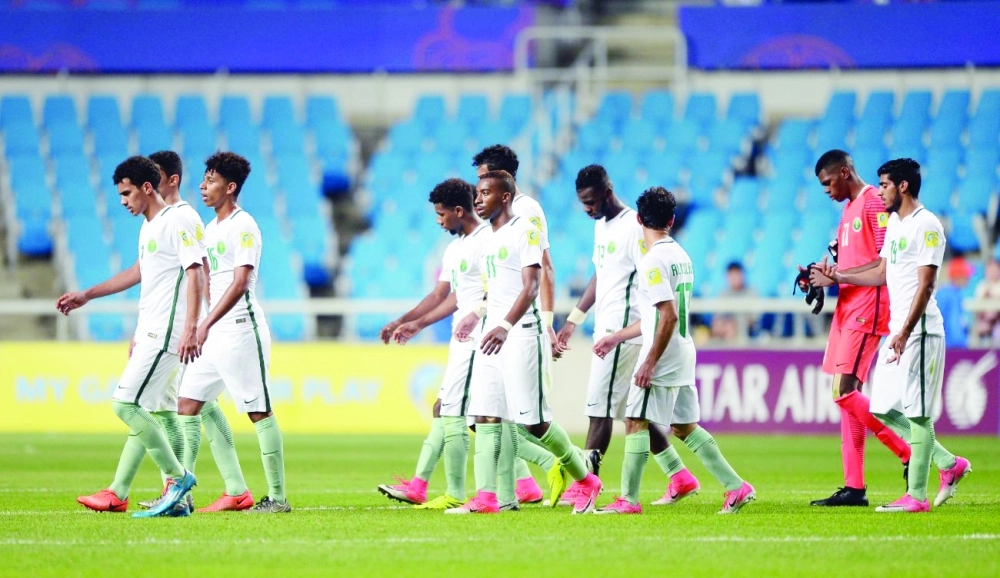 المنتخب السعودي للشباب                                                                                                                       (واس)