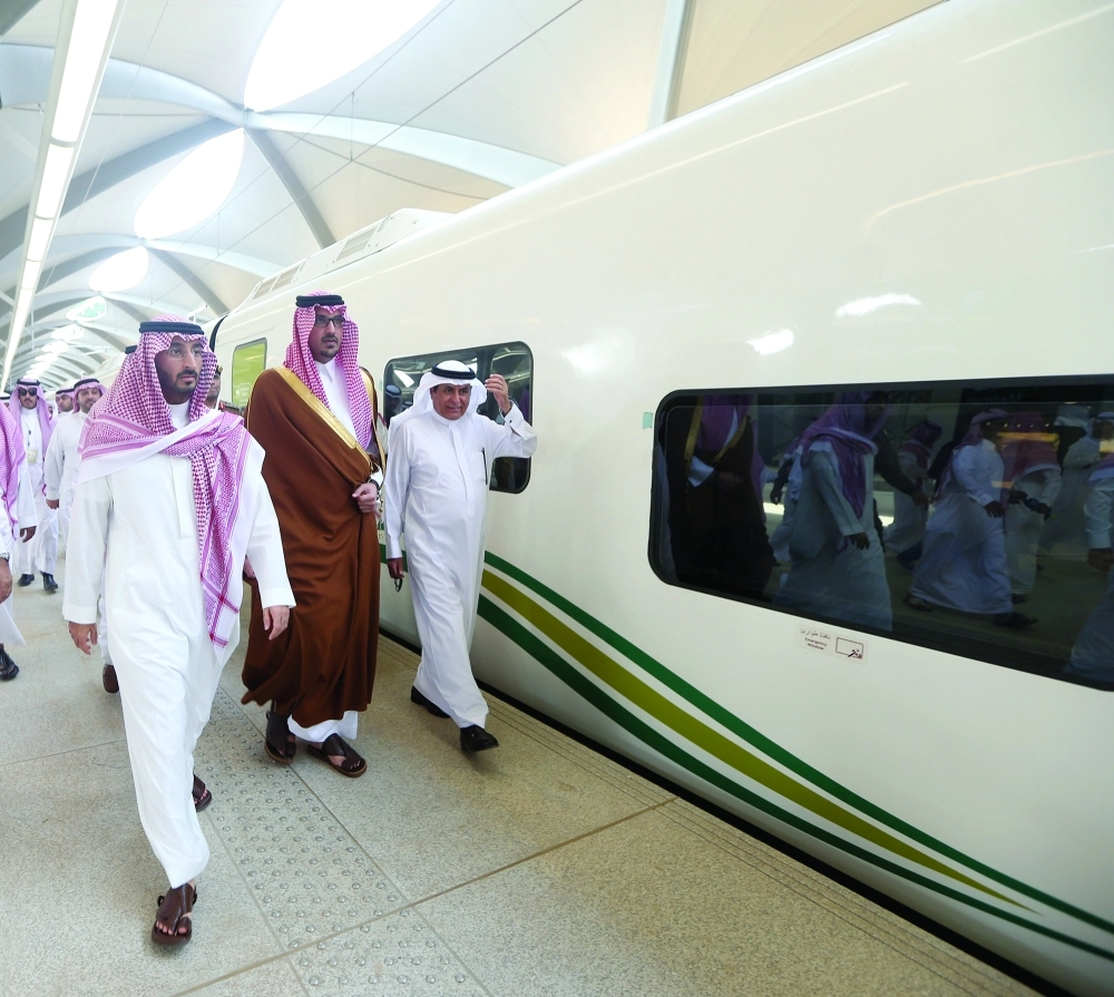 عبدالله بن بندر وسعود بن خالد خلال الرحلة 