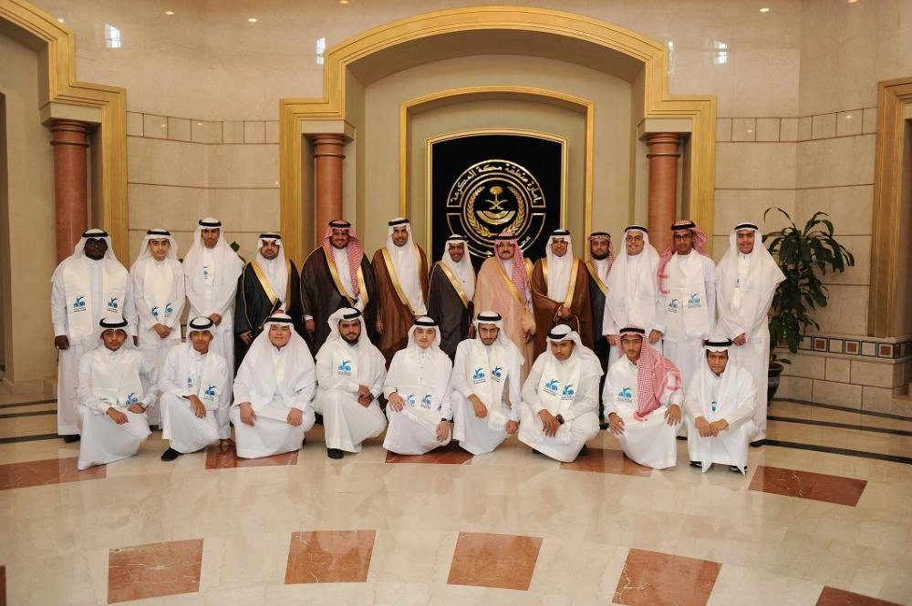 مشعل بن ماجد متوسطا الموهوبين  (مكة)