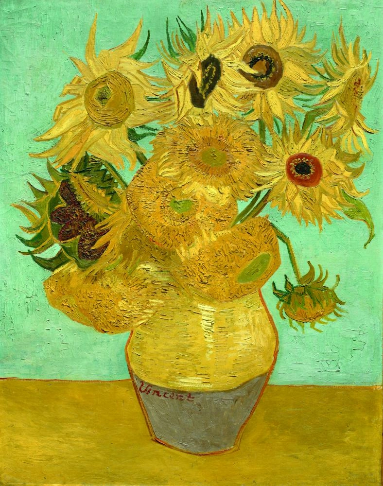 لوحة زهرة دوار الشمس في متحف متحف فيلادلفيا للفنون
(NewYork Times)